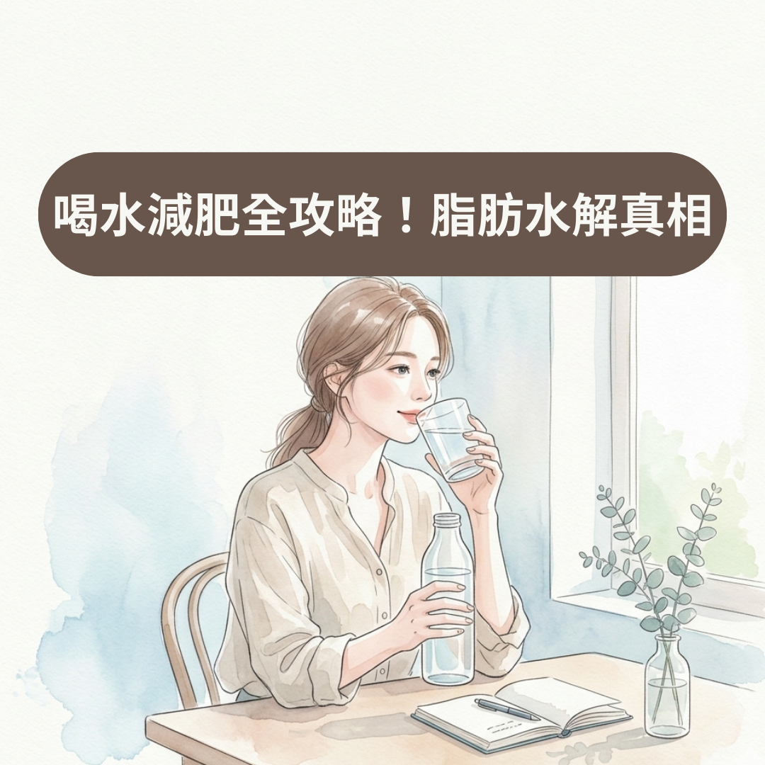 喝水減肥全攻略！脂肪水解真相