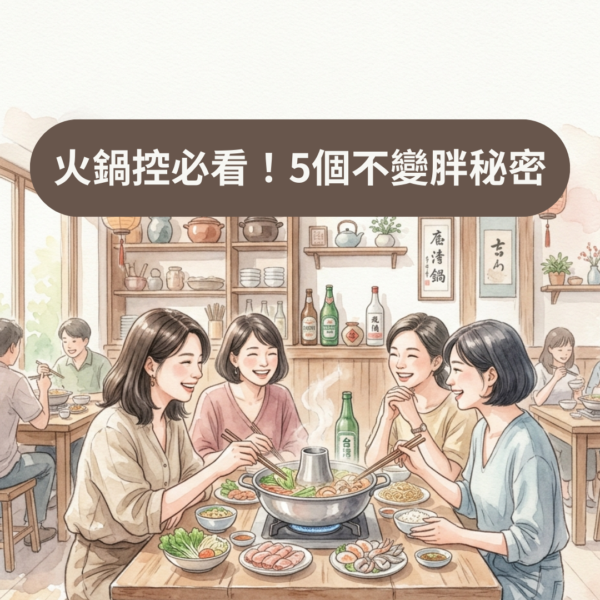 火鍋控必看！5個不變胖秘密
