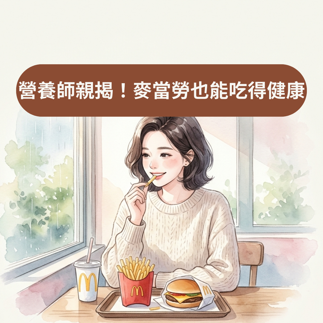 營養師親揭！麥當勞也能吃得健康