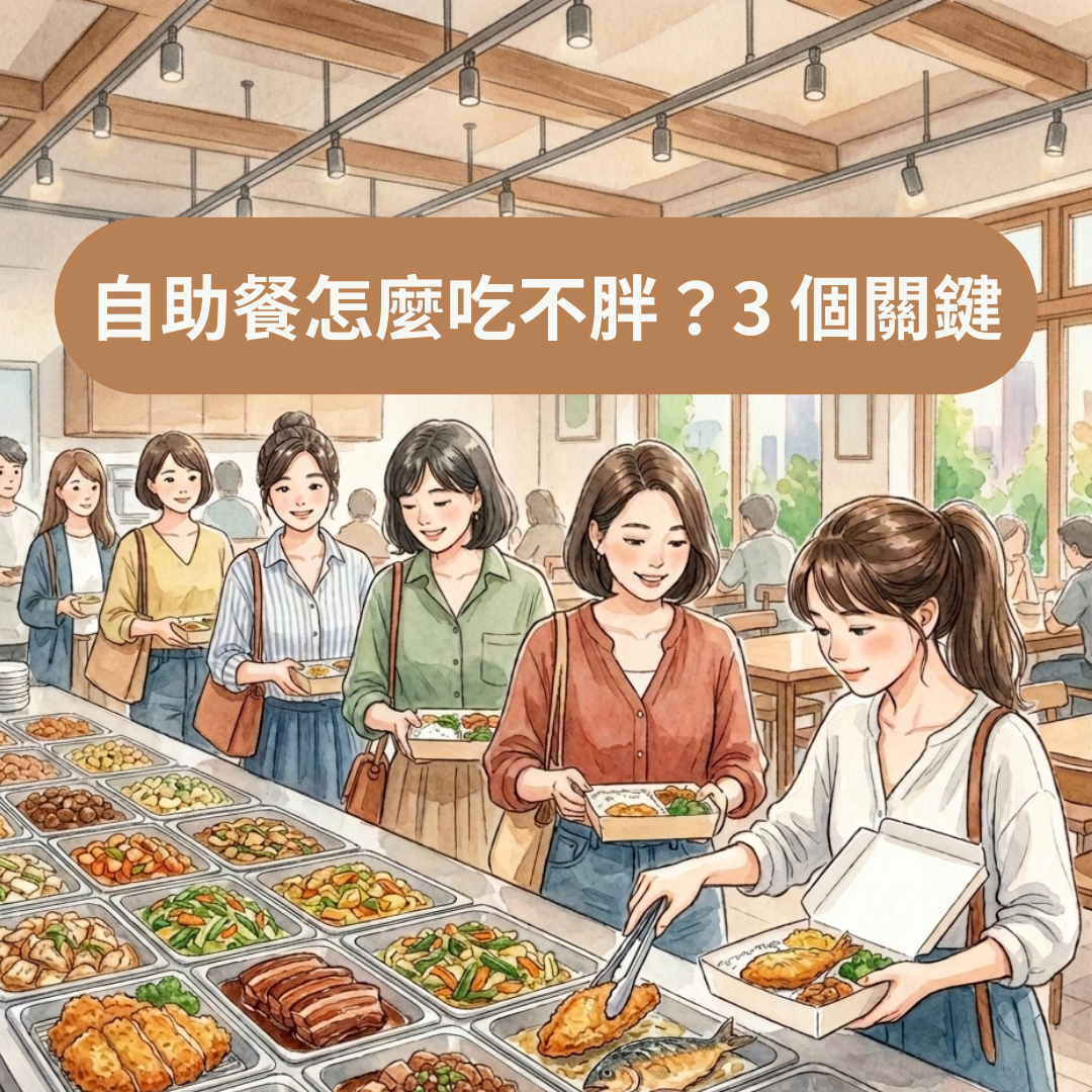 自助餐怎麼吃不胖？3 個關鍵
