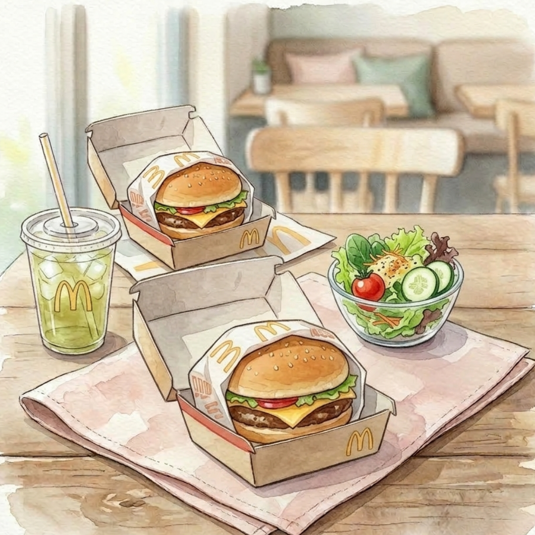 麥當勞生菜沙拉 健康配餐替代薯條