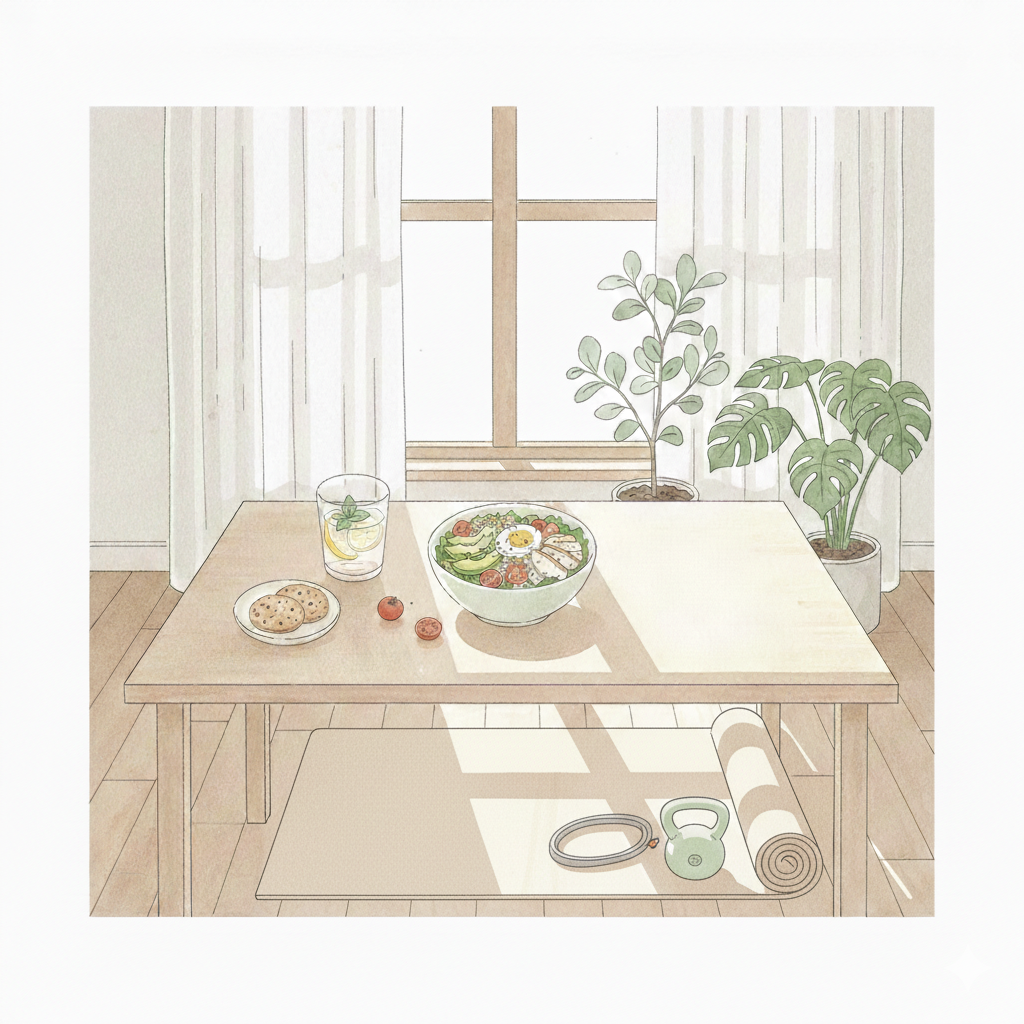 健康飲食與生活習慣提升每日總熱量 TDEE