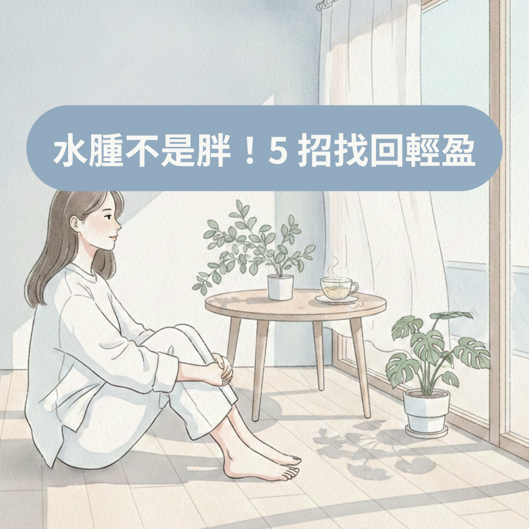 水腫不是胖！5 招找回輕盈