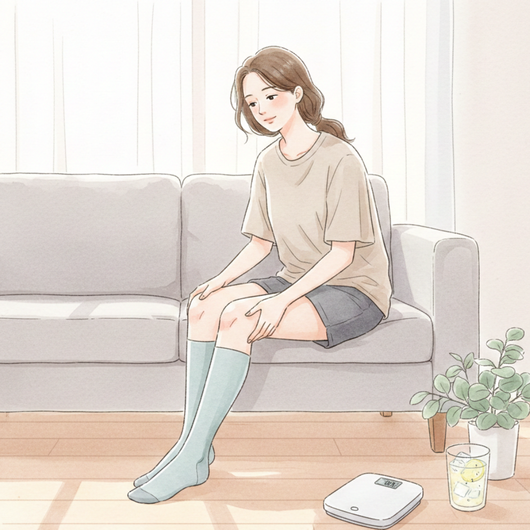 水腫與體重增加的關係