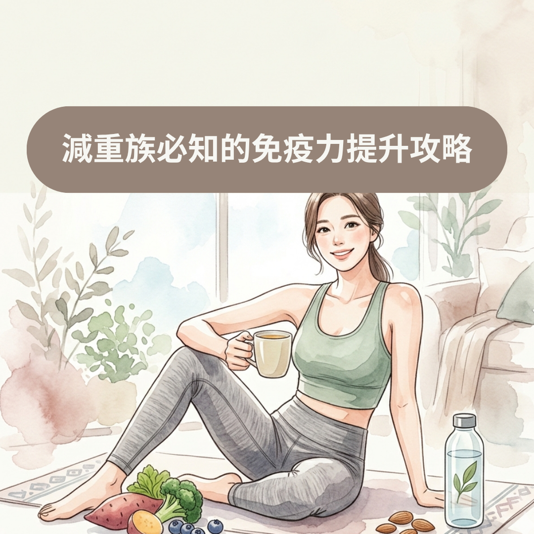 減重族必知的免疫力提升攻略