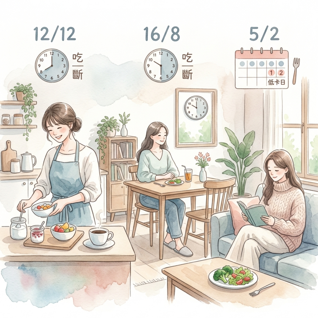 三種斷食法比較