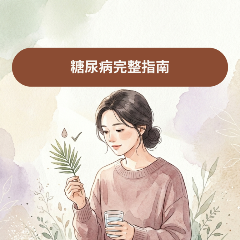 糖尿病完整指南：30、40歲最該知道的成因、警訊與逆轉策略