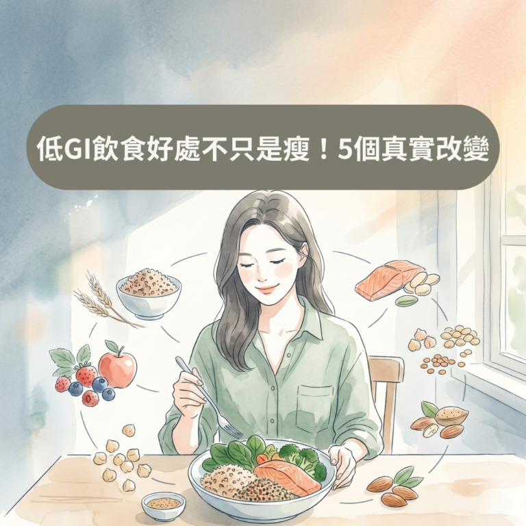 低GI飲食好處不只是瘦！5個真實改變