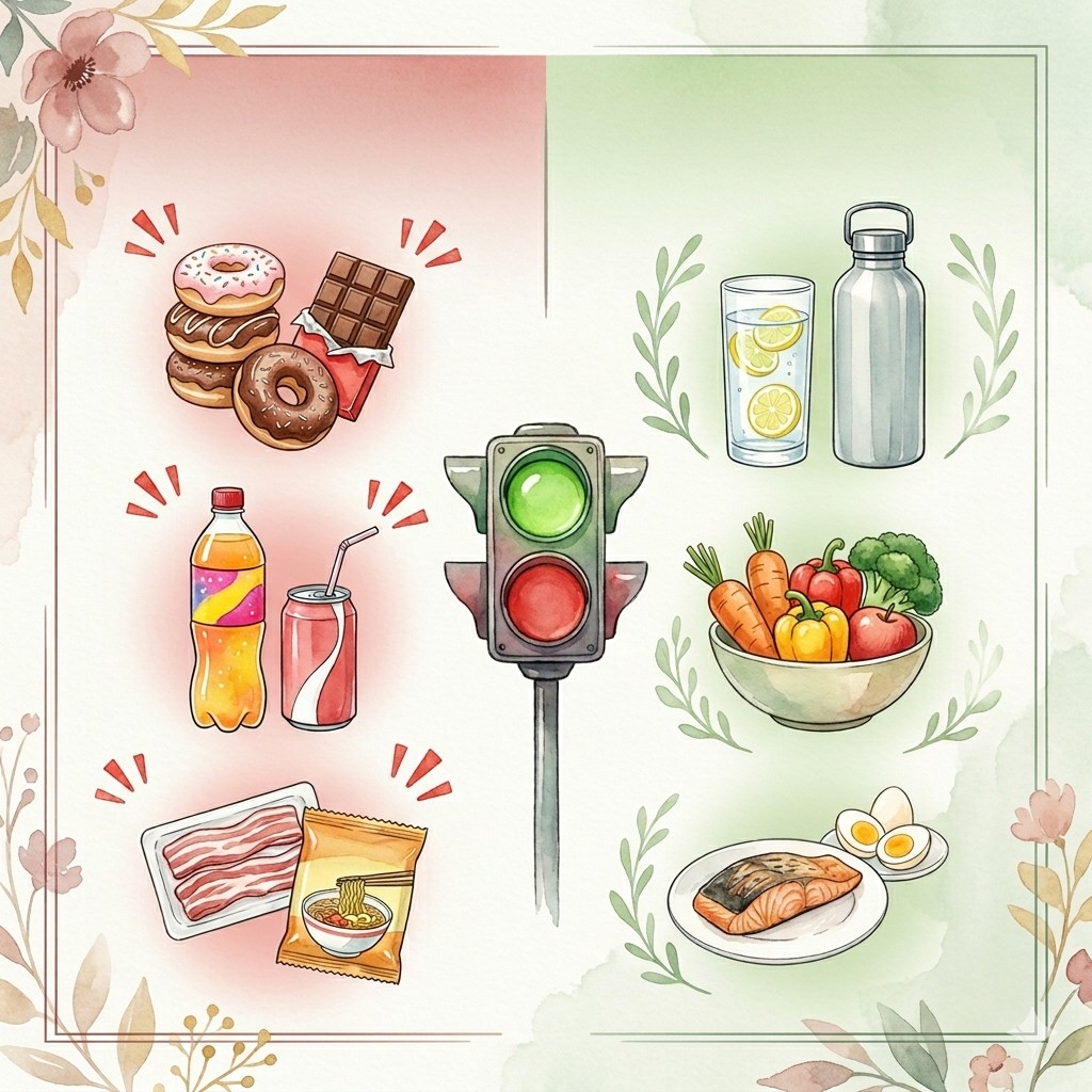 尿道炎飲食地雷 對照圖表